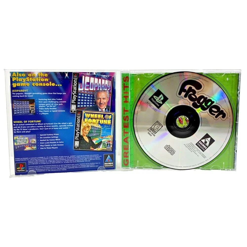 Frogger Greatest Hits Sony PlayStation 1998 Konomi Complete with Manual Tested